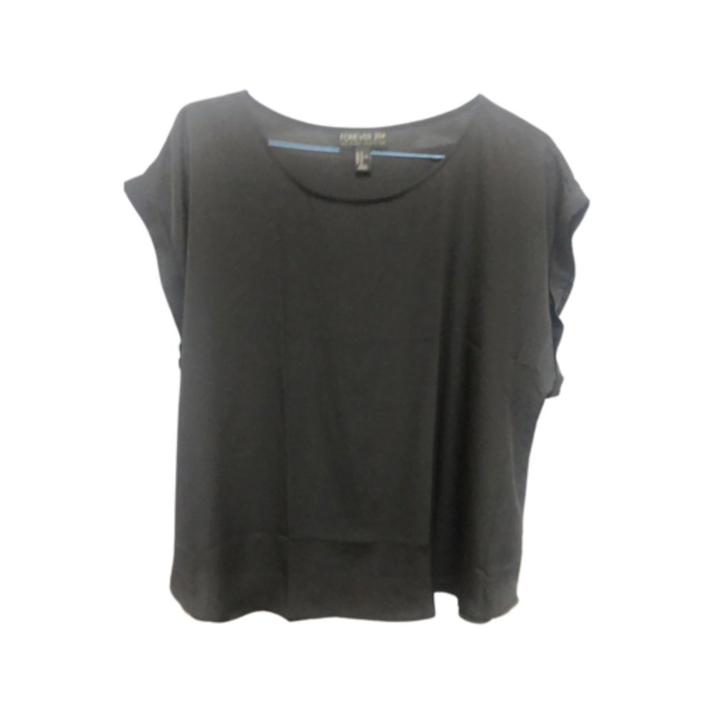 forever 21 round neck with short cap sleeves